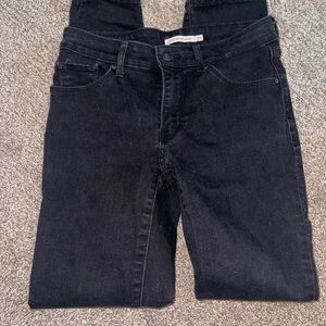 Levi’s Black Classic Mid Rise Skinny Jeans Women’s 6 28x30